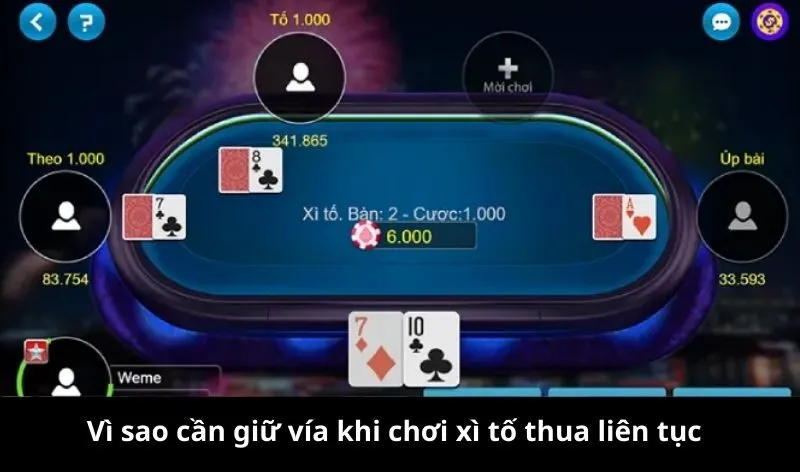 Vì sao người chơi xì tố thường gặp chuỗi thua liên tục?