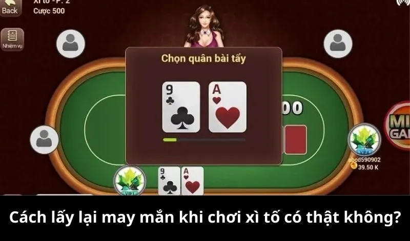 Cách lấy lại may mắn khi chơi xì tố hiệu quả