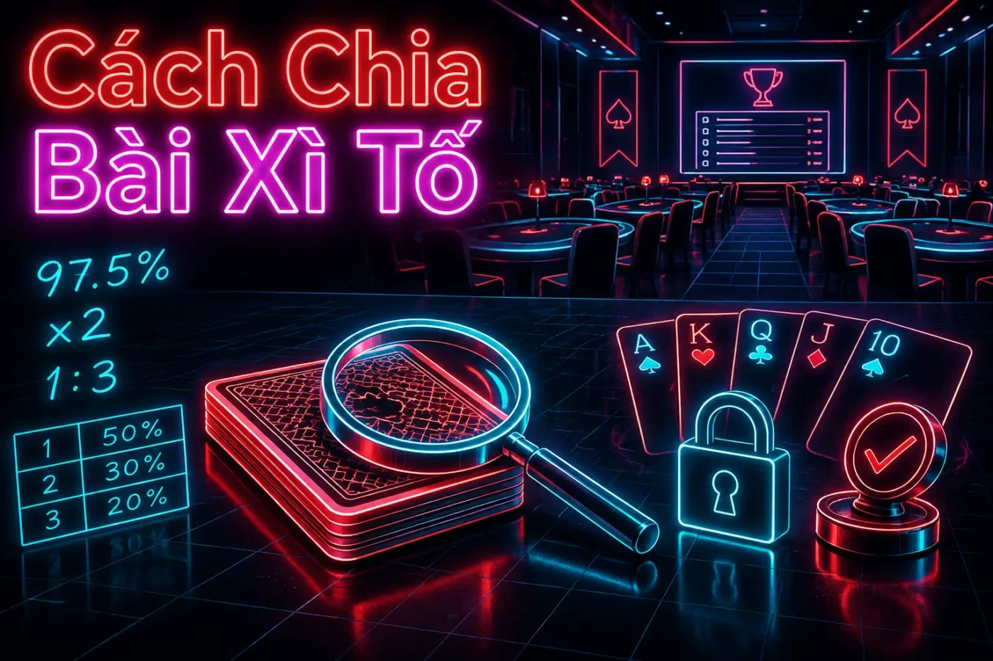 Cách chia bài Xì Tố