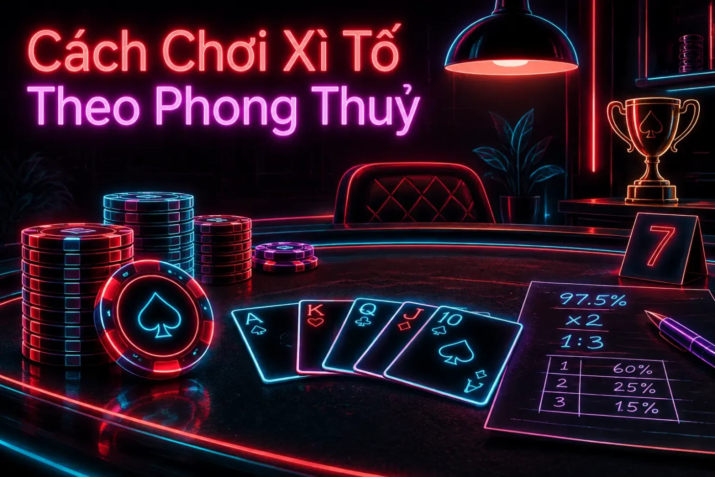 Cách chơi xì tố theo phong thuỷ giúp tăng vận may