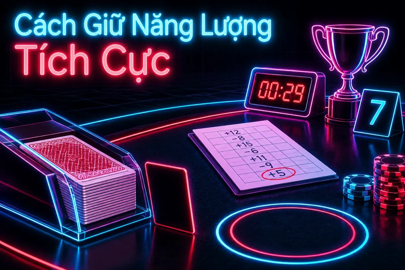 Cách giữ năng lượng tích cực khi chơi xì tố giúp thu hút vận may