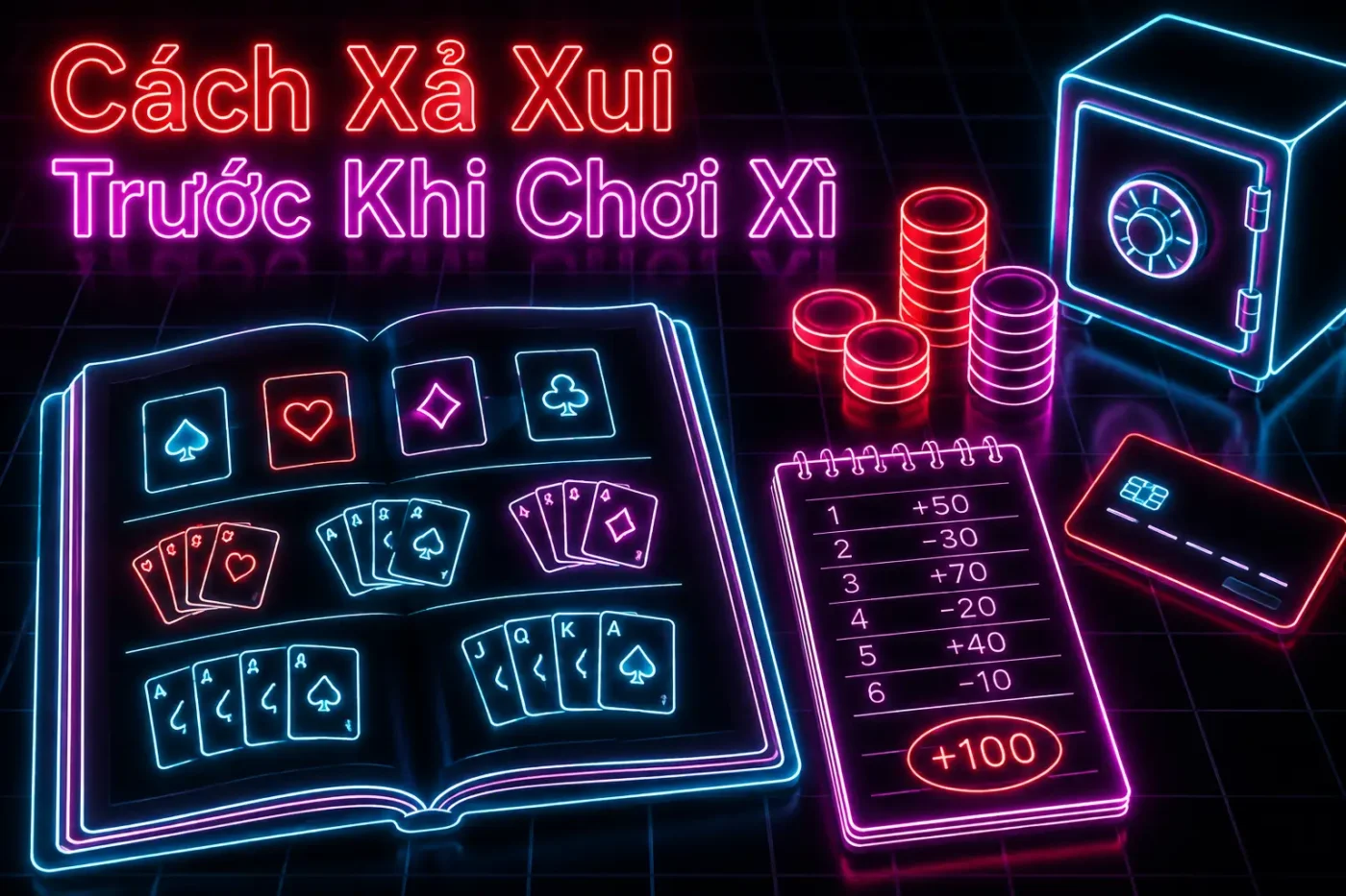 Cách xả xui trước khi chơi xì tố