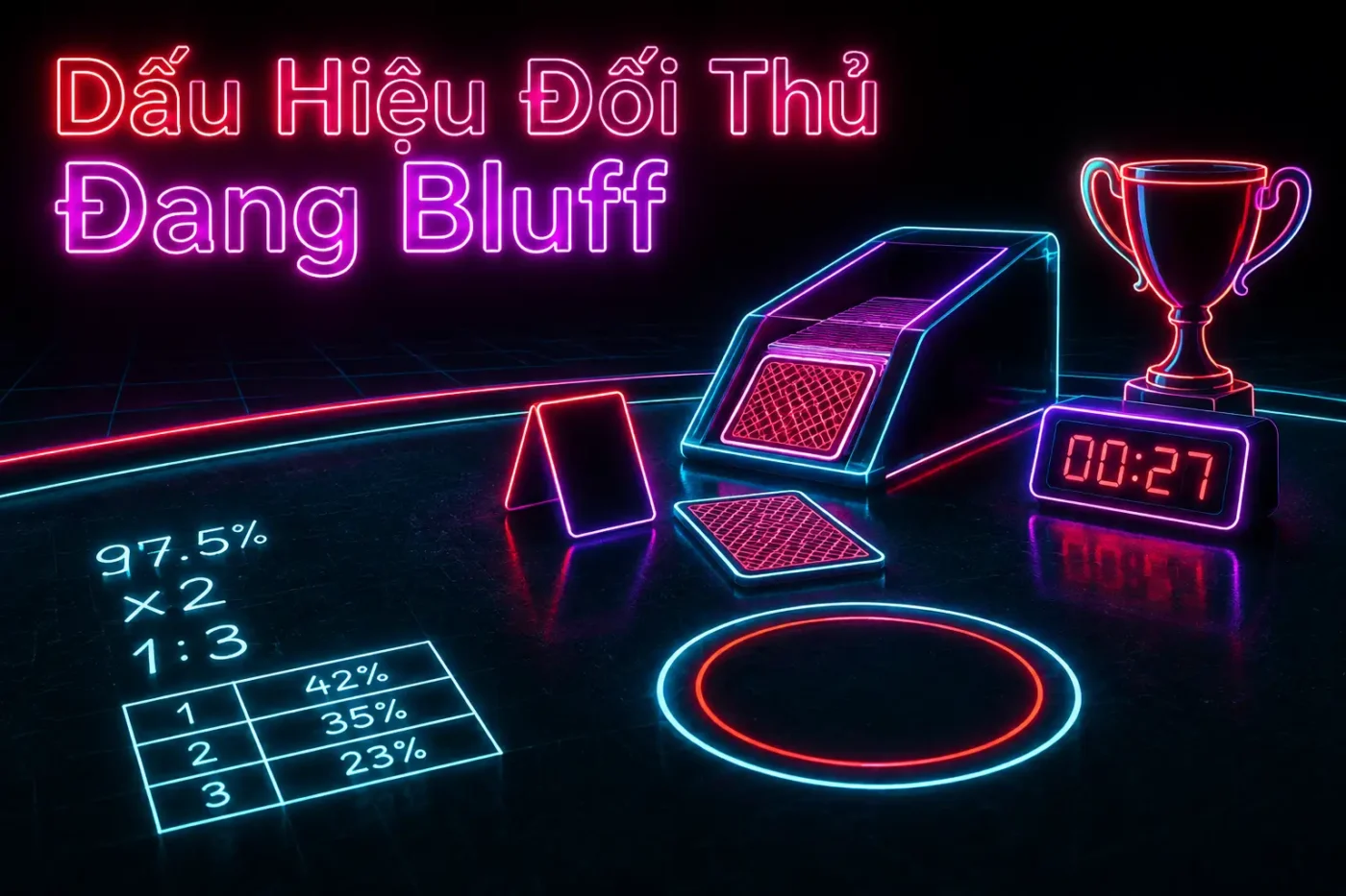 Dấu hiệu đối thủ đang bluff trong xì tố