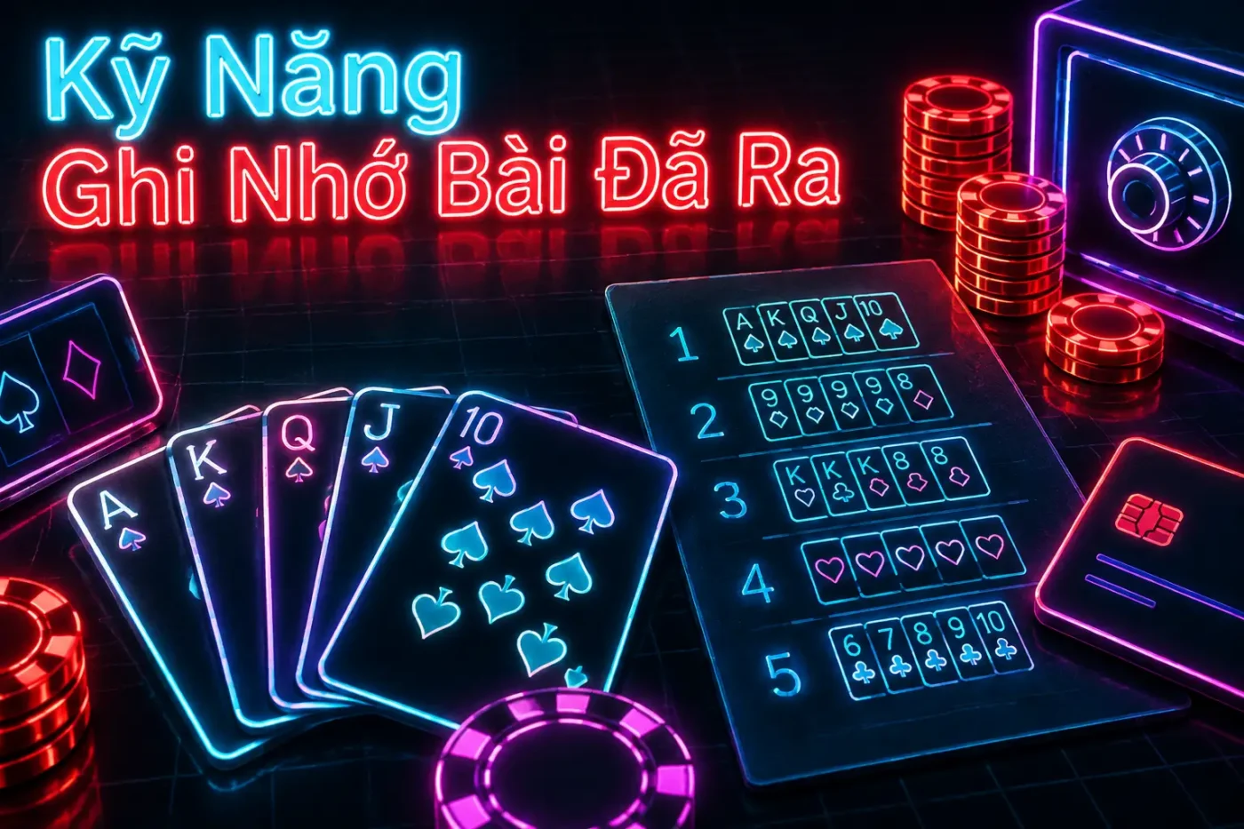 Kỹ năng ghi nhớ bài đã ra và nhận diện hành vi bluff trong Xì Tố