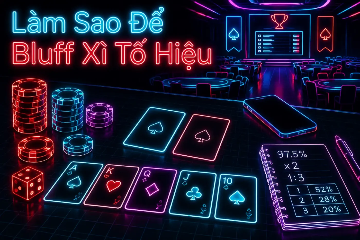 Làm sao để bluff xì tố hiệu quả theo phong thuỷ